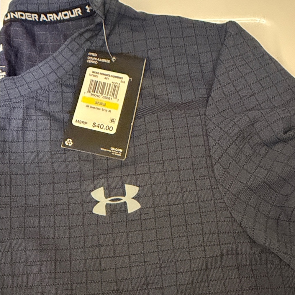 Under Armour Men's Navy Short Sleeve Tee